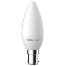 Megaman LED B15 Opal Dimmable Candle 5.5W Warm White
