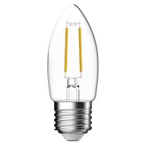 Megaman LED E27 Clear Filament Dimmable Candle 4.2W Warm White