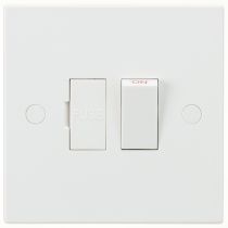 MLA Knightsbridge SN6300 Square Edge White Plastic Switched Fused Connection Spur Unit 13A