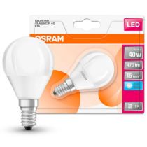 Osram Classic 4W SES/E14 LED Golfball Bulb Cool White 