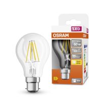 OSRAM Filament 7-60W A60 B22 2700K 
