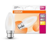 Osram Frosted Filament Candle 4W(40W) B22 2700K