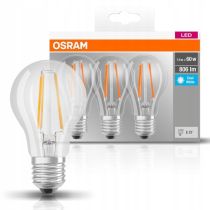 Osram LED GLS 6.5W E27 4000K Pack of 3