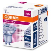 OSRAM LEDVANCE PARATHOM NON DIMMABLE PAR16 36° GU10