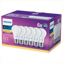 Philips CorePro LEDbulb ND 8-60W A60 E27 827 - 6 Pack