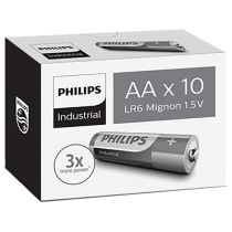 Philips MN1500 LR6 AA Industrial Batteries (PACK OF 10)