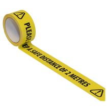 PPE Keep Distance Tape 2M Roll