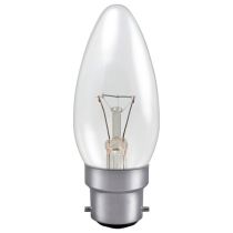 Professional 40W BC Clear Candle 35mm