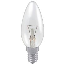 Professional 40W SES Clear Candle 35mm