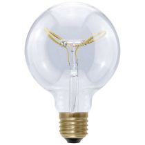 SegulaLED Design Line 50409 8w Globe 95 Curved Butterfly E27 250lm 2200K Dimmable
