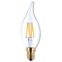 SegulaLED 50206 3.5w Candle Flame Clear 112mm E14 200lm 2200k Dimmable