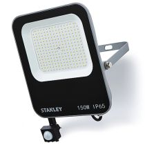 Stanley 150W LED Floodlight Black/Anthracite with PIR