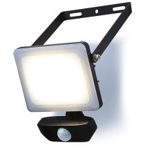 Stanley 20W Frosted LED Floodlight with PIR