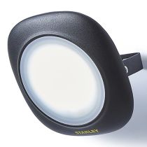 Stanley 30W Round LED Floodlight Black