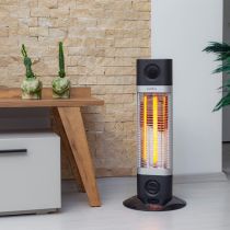 Veito CH1200LT Black Free Standing Carbon Infrared Heater 