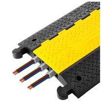 Vulcascot HDCVP/3 Heavy Duty Cable Protector - Black/Yellow 1m