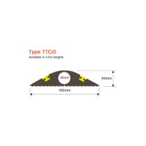 Vulcascot TTC/2 Temporary Traffic Calming Cable Protector - 4.5m