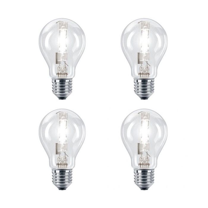 28W E27 A55 Philips EcoClassic 30 Halogen GLS - 4 PACK