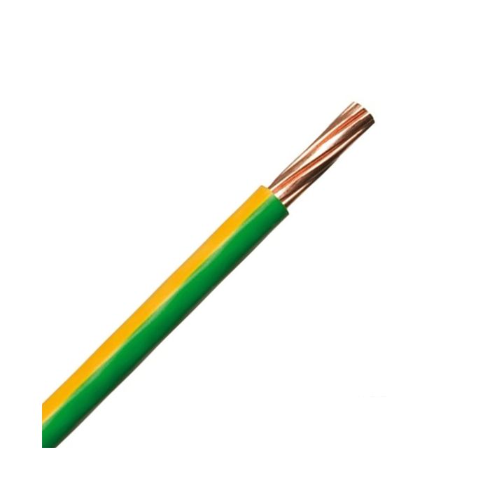 6491X 1.5mm Single Green/Yellow x 100m Reel