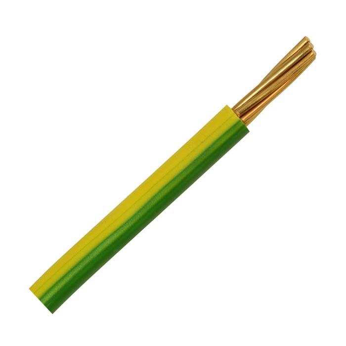 6491X 6mm Single Green/Yellow x 100m 