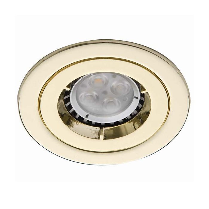 Ansell IP65 Icage Mini Downlight 50W Brass