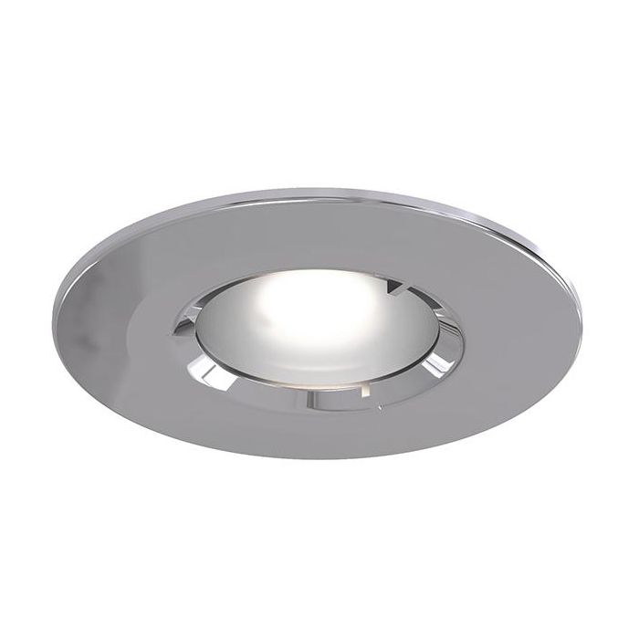 Ansell Edge GU10 IP65 Fire Rated Downlight 50W - Chrome