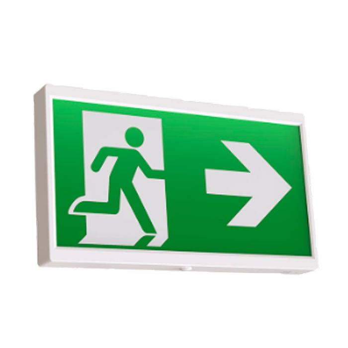 Ansell EndLED Lithium Exit Sign White 2.5W