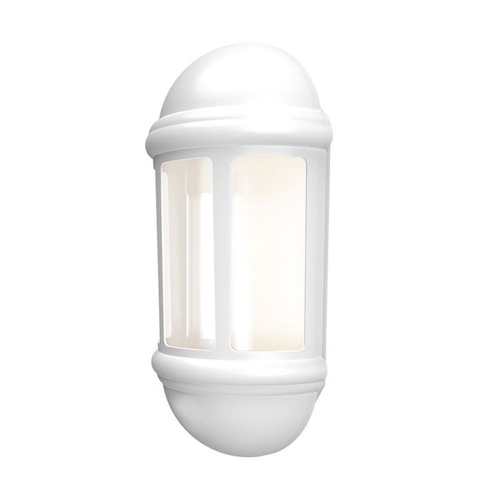 Ansell Latina LED Half Lantern 8W White