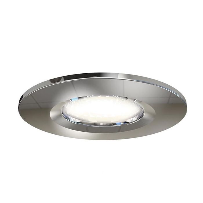 ANSELL PRISM LED FIRE RATED DOWNLIGHT ACCESSORY SATIN CHROME TRIM BEZEL