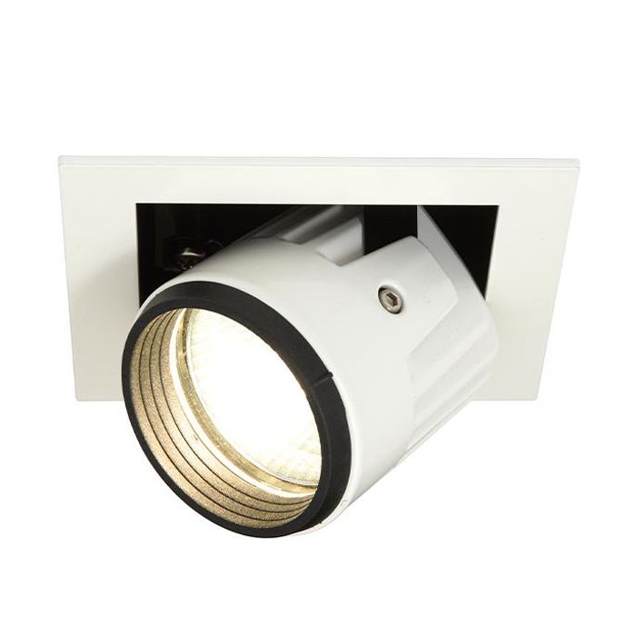 Ansell Unity Square Retractable LED Downlight 15w Cool White 