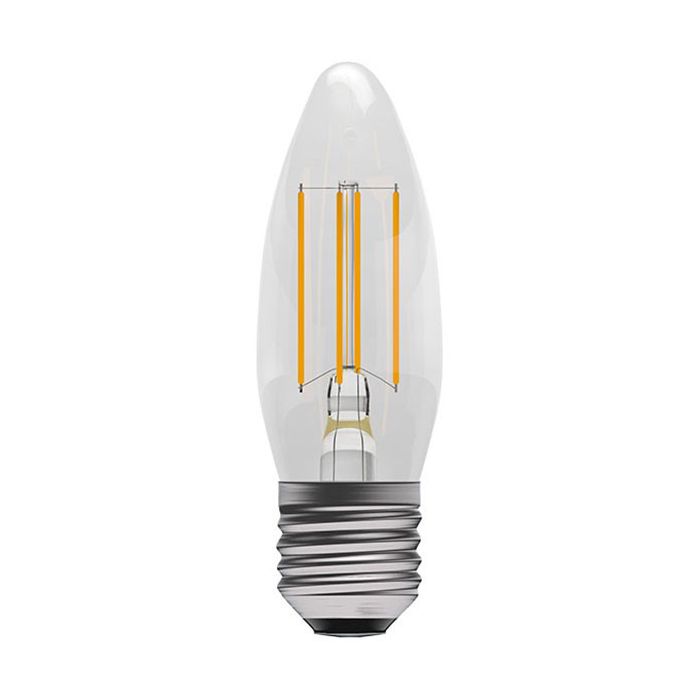 Bell 4W Dimmable Filament LED Clear Candle ES/E/27