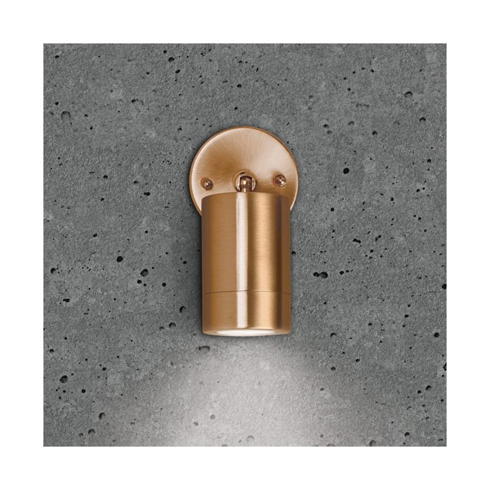 BELL Luna GU10 Adjustable Wall Light - IP65, Copper (lamp not included)