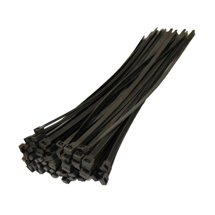 Cable Ties Black 160 x 4.8mm Black x 100