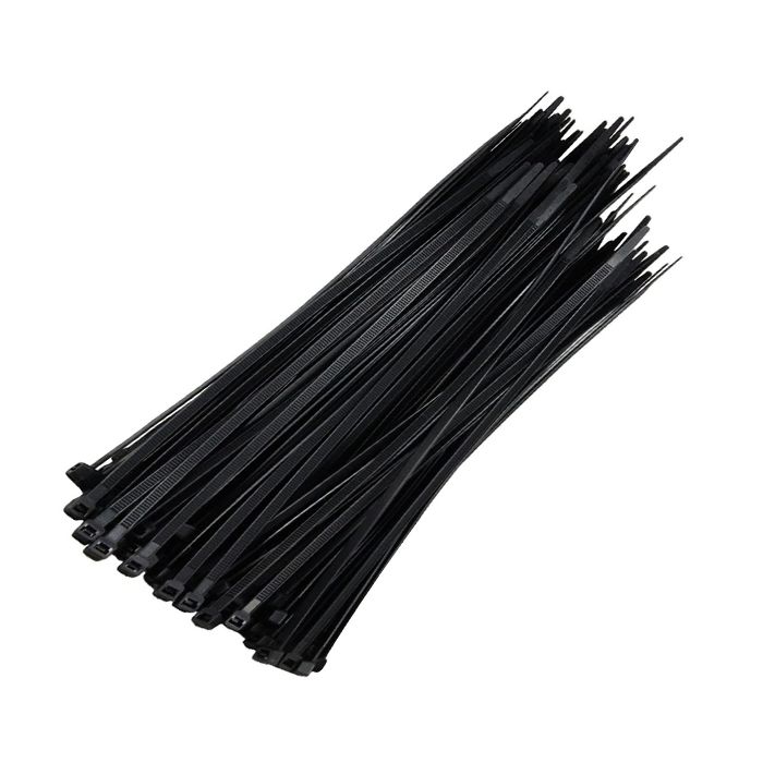 Cable Ties Black 200 x 4.8mm Black x 100