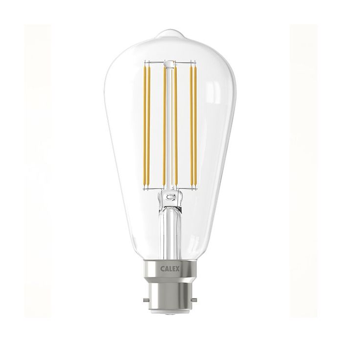 Calex Filament LED Rustic Lamp 240V B22 4W 2300K Clear Dimmable