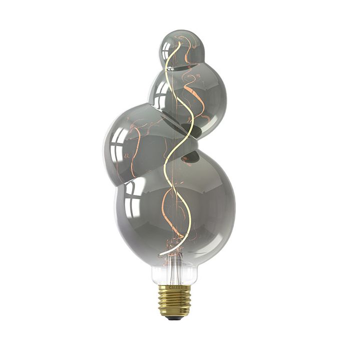 Calex Valencia LED Lamp 240V 4W 60lm E27, Titanium 2100K dimmable