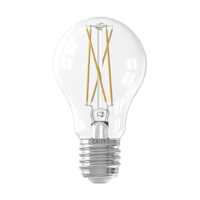 Calex Smart LED Filament Clear GLS lamp A60 E27 7W 1800-3000K