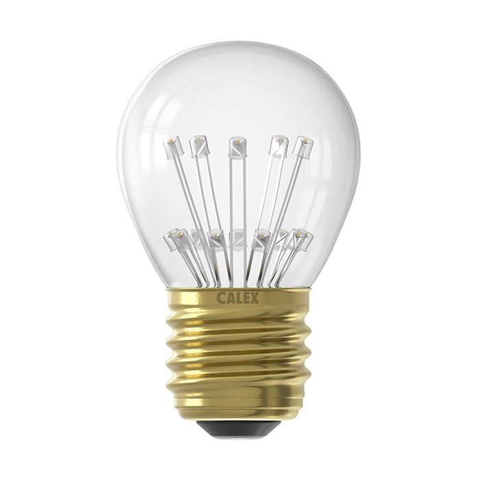Calex Pearl LED Spherical Lamps 240V 1W E27 2100K