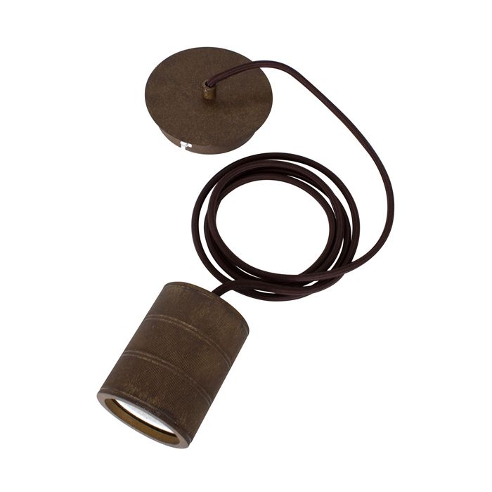 Calex Retro pendant antique-bronze fittings E40 (2 mtr wire)