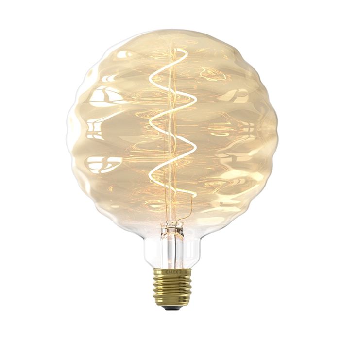 Calex Bilbao LED Lamp 240V 4W 140lm E27, Gold 2100K dimmable