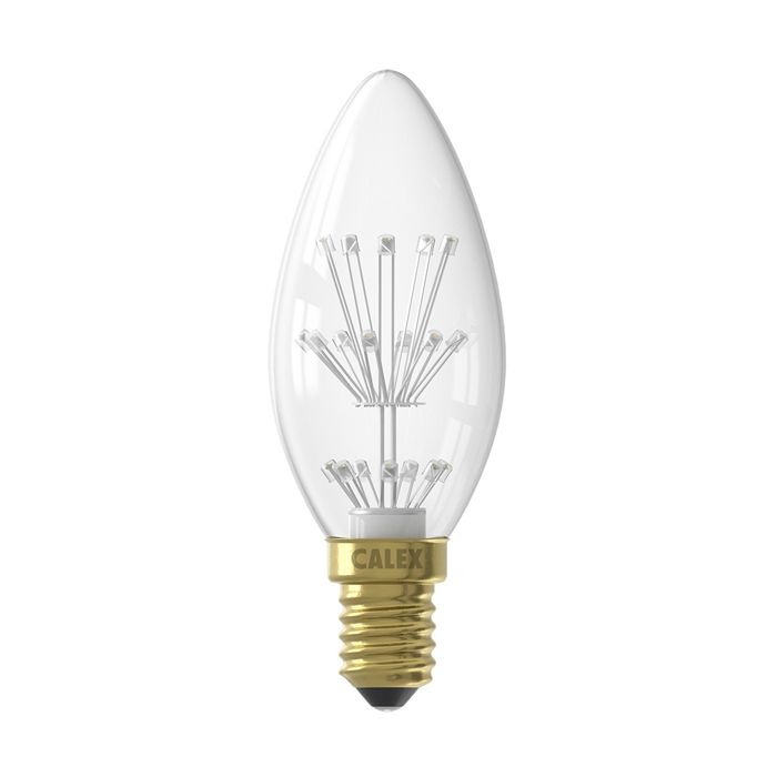 Calex Pearl LED Candle Lamp 240V 1W 2100K