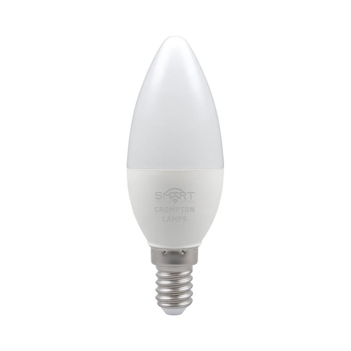 Crompton 5W Smart LED Candle E14 RGB Warm White 3000K