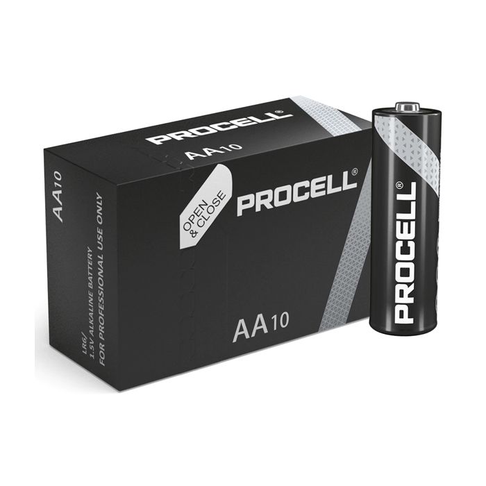Duracell Procell AA MN1500 LR6 Batteries (PACK OF 10)