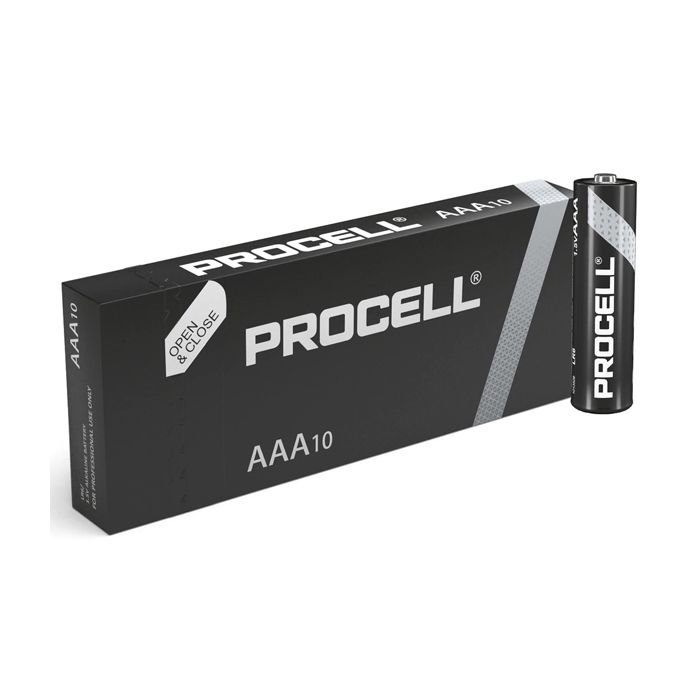 Duracell Procell MN2400 LR03 AAA Batteries (PACK OF 10) 