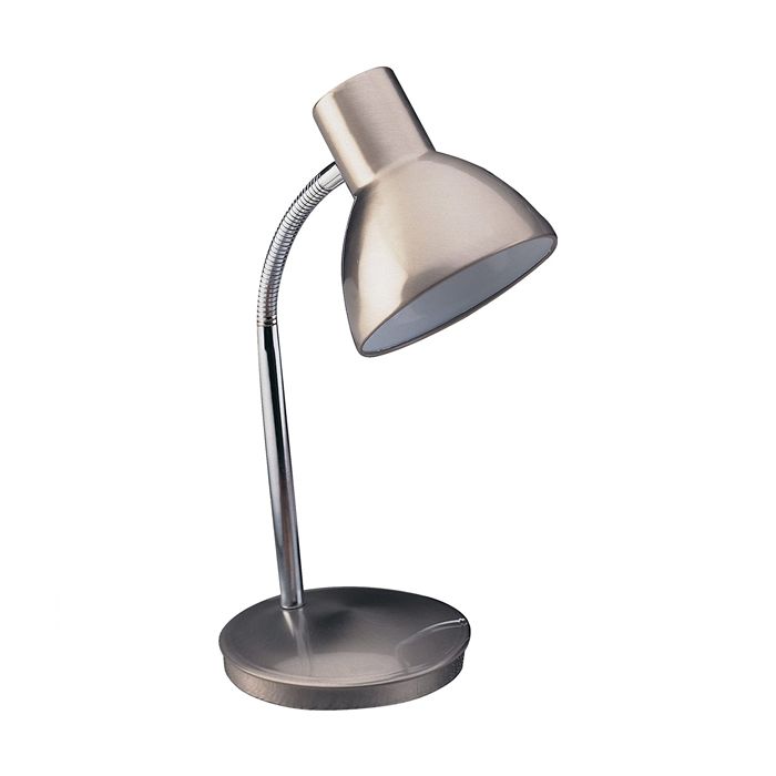 Firstlight Harvard Table Lamp - Brushed Steel