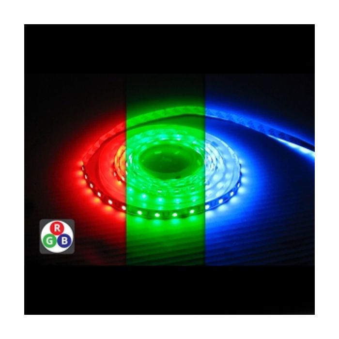 Integral 24V RGB Strip IP33 5m x 10mm Colour Changing 14.4W per metre