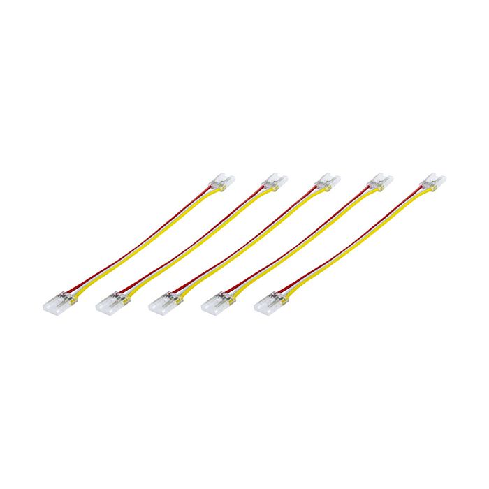 Integral Connector to Connector with 150mm Wire for 10mm CCT LED COB Strip 5PACK