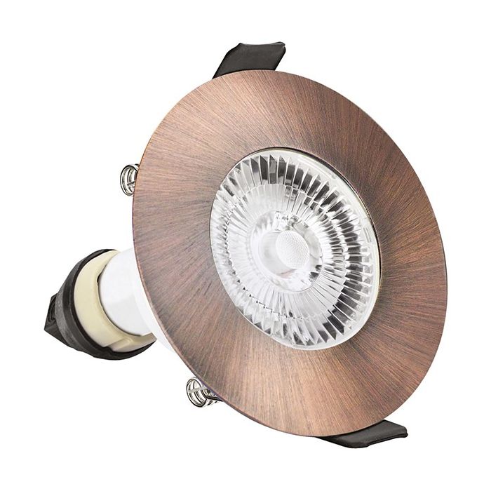 Integral LED Copper Round Fire-Rated Downlight 