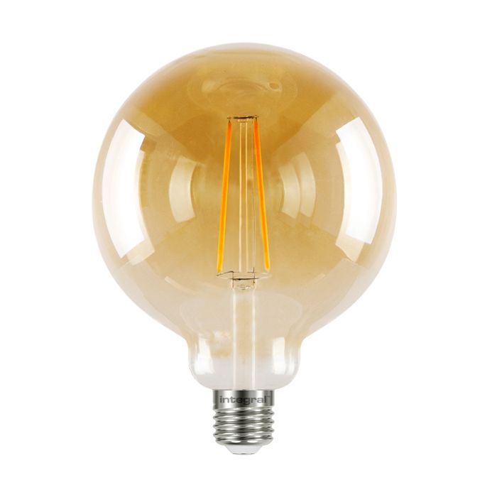 Integral Sunset Vintage Globe 125mm 2.5W 468011 (40W) 1800K 170lm E27 Non-Dimmable Lamp
