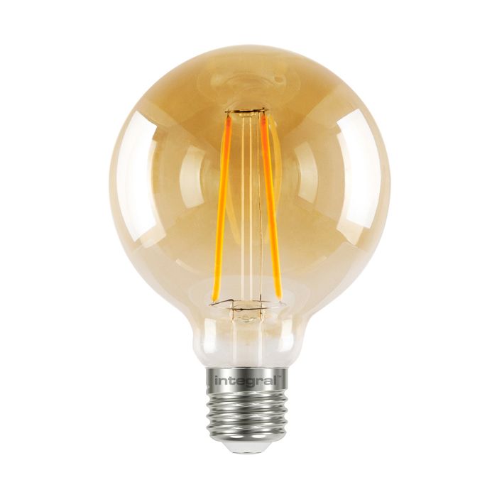 Integral Sunset Vintage Globe 95mm 2.5W 437208 (40W) 1800K 170lm E27 Non-Dimmable Lamp